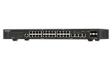 QNAP QSW-M2130P-2C2S26T network switch Managed L2 2.5G Ethernet (100/1000/2500) Power over Ethernet (PoE) 1U Black