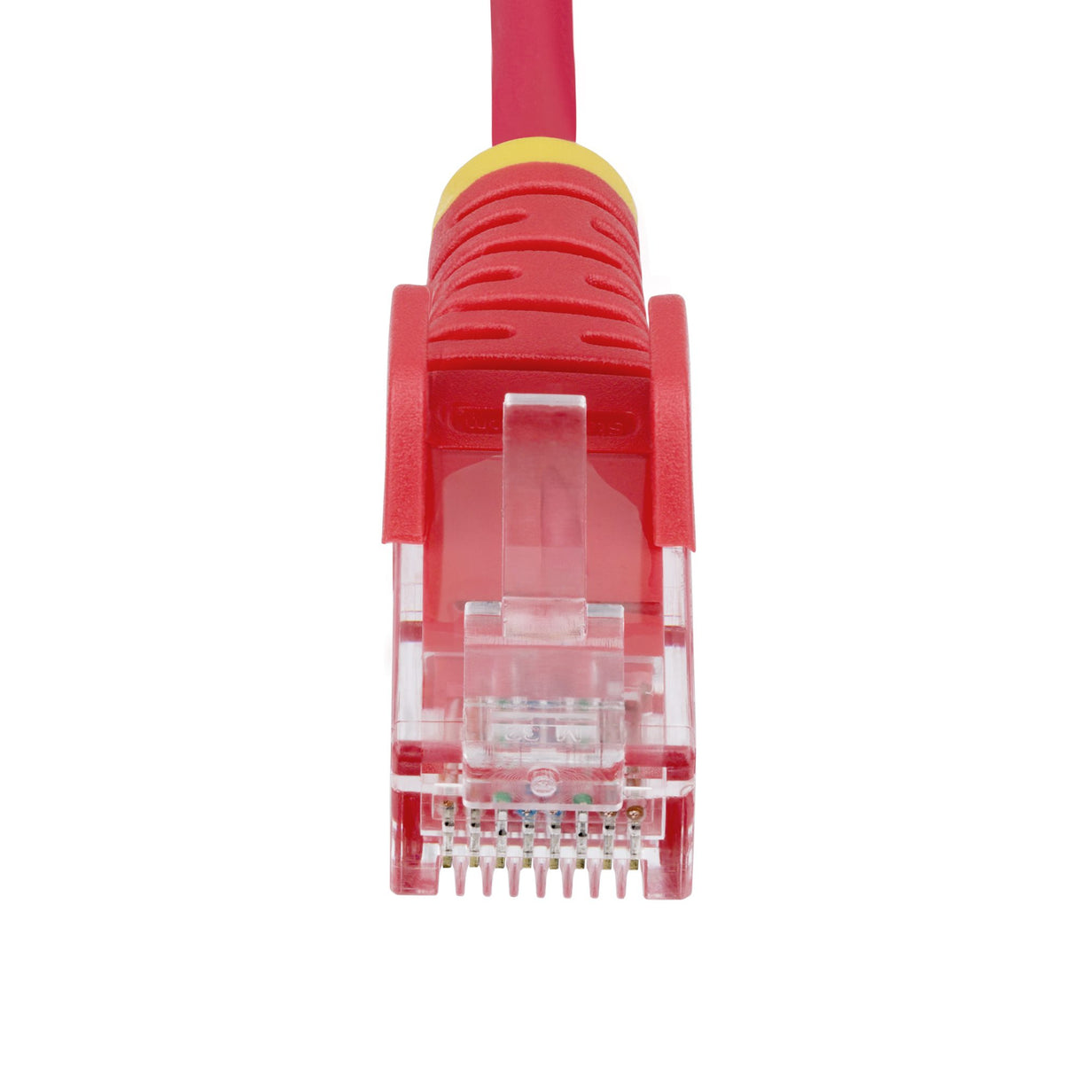 StarTech.com 50ft Red Slim CAT6 Ethernet Cable, Snagless, 100W PoE, UTP, LSZH, 28AWG Pure Bare Copper Wire, Slim RJ45 Network Patch Cord w/Strain Reliefs, Individually Tested