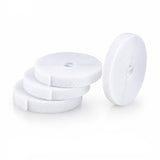 StarTech.com 4-pack 15ft (4.6m) Hook and Loop Roll, 0.5in Wide, White, Cut-to-Size Reusable Cable Ties, Fastener Tape, Adjustable Fabric Wraps, Bulk Roll