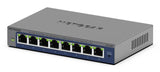 NETGEAR GS108E-400NAS network switch Unmanaged L2/L3 Gigabit Ethernet (10/100/1000) Grey