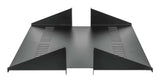 Intellinet 19" Double-Sided Cantilever Shelf, 2U, Double-Sided Shelf for 19" Rack, Max 25kg, Black, Three Year Warranty
