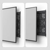 StarTech.com Slide-Out AV Component Storage Panel, Cable Box and Accessories Mounting, 22lb (10kg) Max, Behind-TV Media Wall Mount, Sliding Design for Easy Access