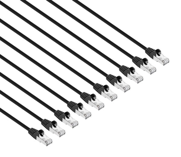Intellinet 743679 networking cable Black 1.5 m Cat8.1 U/FTP (STP)