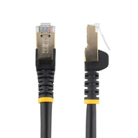 StarTech.com 10ft CAT6a Ethernet Cable - 10 Gigabit Shielded Snagless RJ45 100W PoE Patch Cord - 10GbE STP Network Cable w/Strain Relief - Black Individually Tested/Wiring is UL Certified/TIA