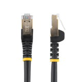 StarTech.com 10ft CAT6a Ethernet Cable - 10 Gigabit Shielded Snagless RJ45 100W PoE Patch Cord - 10GbE STP Network Cable w/Strain Relief - Black Individually Tested/Wiring is UL Certified/TIA