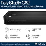 HP Poly Studio G62 Video Conferencing System With Mounting Plate Kit