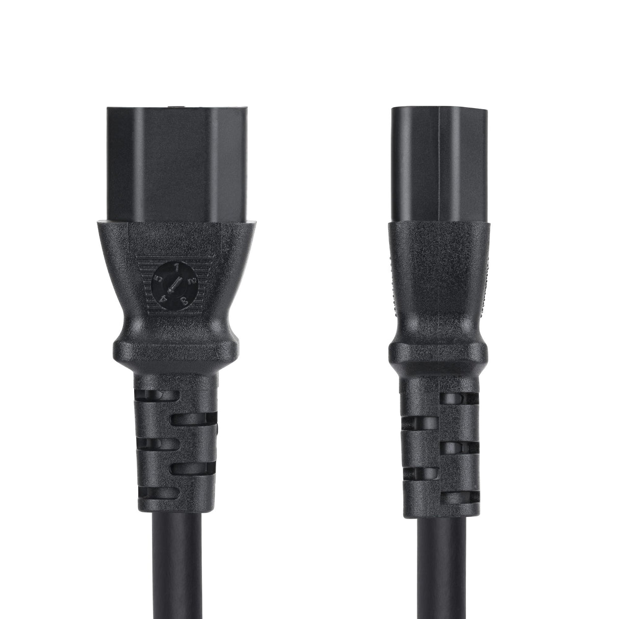 StarTech.com 10ft (3m) Power Extension Cord, Locking C14 to C13, PDU Power Cord, 10A 250V, 18AWG, AC Power Cable Extension, TAA Compliant, UL Listed