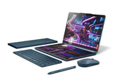 Lenovo Yoga Book 9 13IMU9 Intel Core Ultra 7 155U Hybrid (2-in-1) 33.8 cm (13.3") Touchscreen 2.8K 16 GB LPDDR5x-SDRAM 1 TB SSD Wi-Fi 6E (802.11ax) Windows 11 Home Teal English, French