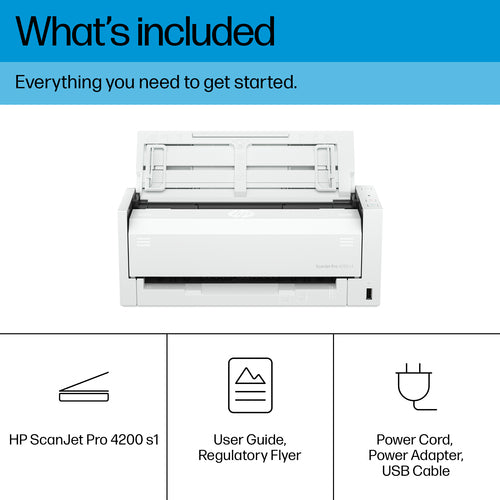 HP ScanJet Pro 4200 s1 ADF scanner 600 x 600 DPI A4 Blue, White