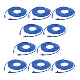 StarTech.com 15 ft. CAT6 Ethernet cable - 10 Pack - Blue CAT6 Patch Cord - Snagless RJ45 Connectors - 24 AWG Copper Wire – UTP Ethernet Cable