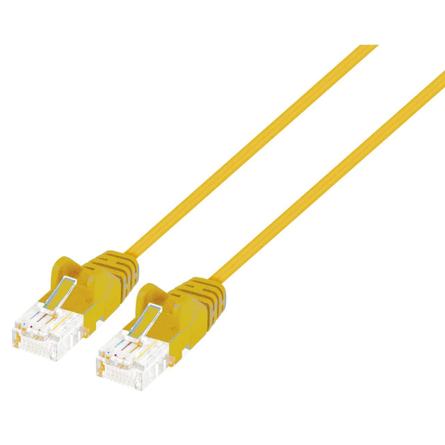 Intellinet IEC-C6-YLW-14-SLIM networking cable Red 5 m Cat6 U/UTP (UTP)