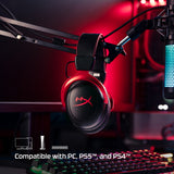 HyperX Cloud II Wireless - Gaming Headset (Black-Red)