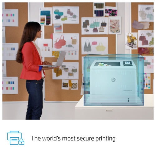 HP Color LaserJet Enterprise LaserJet Enterprise M554dn Color Printer, Ethernet Only; Duplex