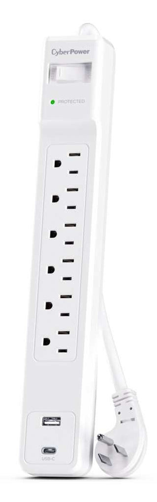 CyberPower 6 Outlet Surge Strip With USB