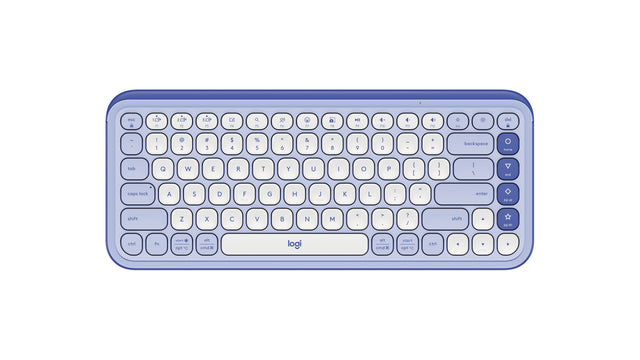 Logitech 920-013050 keyboard Universal Bluetooth QWERTY English Lilac, White