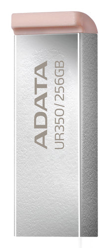 ADATA UR350 USB flash drive 256 GB USB Type-A 3.2 Gen 1 (3.1 Gen 1) Brown, Stainless steel
