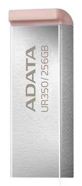 ADATA UR350 USB flash drive 256 GB USB Type-A 3.2 Gen 1 (3.1 Gen 1) Brown, Stainless steel