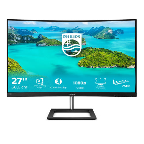 Philips E Line 272E1CA/27 computer monitor 68.6 cm (27") 1920 x 1080 pixels Full HD LCD Black