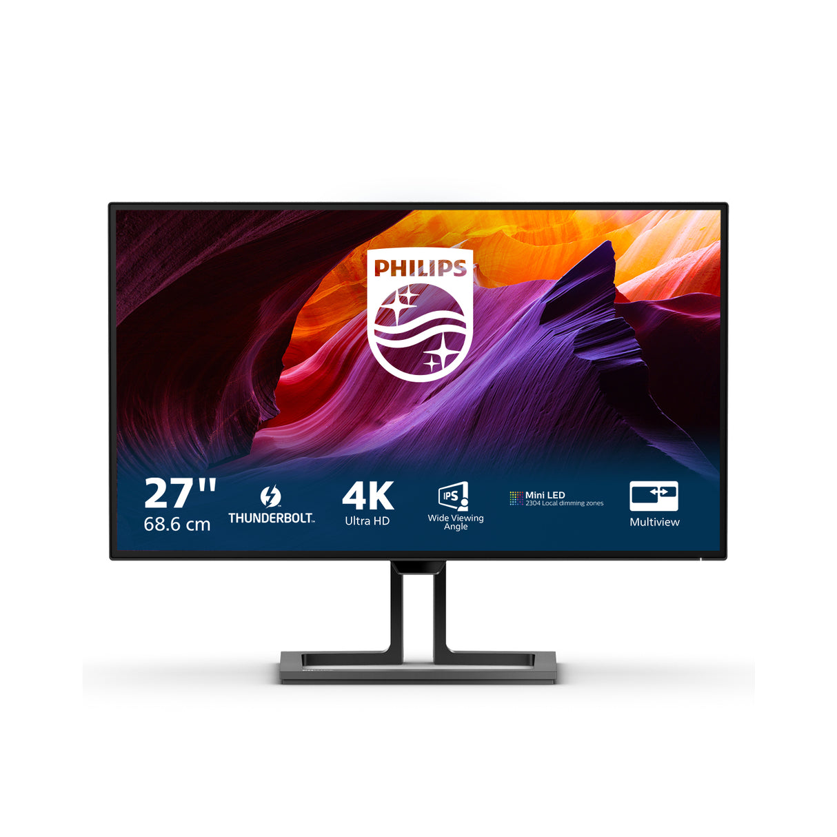 Philips Brilliance 27B1U7903/27 computer monitor 68.6 cm (27") 3840 x 2160 pixels 4K Ultra HD LED Black