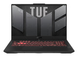 ASUS TUF Gaming A17 FA707NU-DS53-CA AMD Ryzen™ 5 7535HS Laptop 43.9 cm (17.3") Full HD 16 GB DDR5-SDRAM 512 GB SSD NVIDIA GeForce RTX 4050 Wi-Fi 6 (802.11ax) Windows 11 Home Black, Grey
