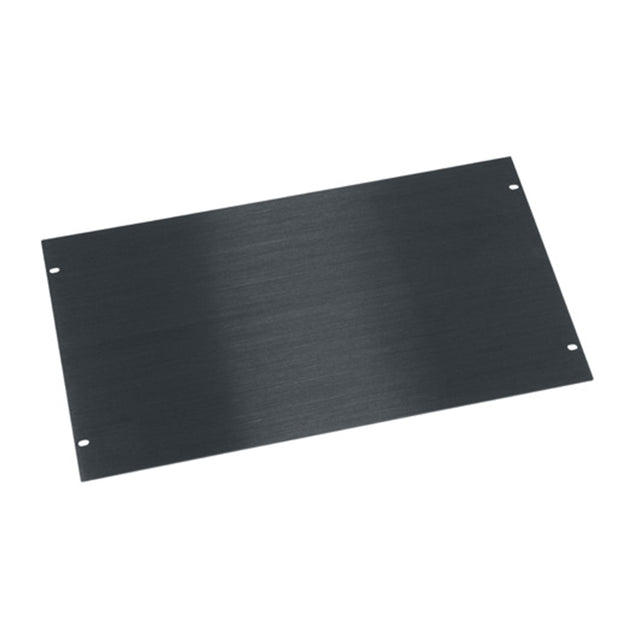 Middle Atlantic 6 RU Flat Blank Rack Panel, Black Brushed and Anodized Aluminum