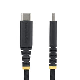 StarTech.com 5-Pack 3ft (91cm) USB-C Charging Cable, 60W (3A) PD, Dual-Layer Braided Nylon/TPE Jacket, Rugged USB C Charging Cord, USB 2.0 Laptop Charger Cable