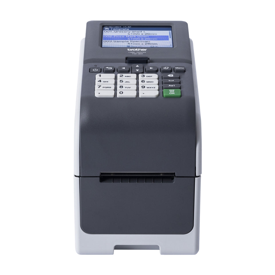Brother TD-2350DSA203 label printer Direct thermal 203 x 203 DPI 152 mm/sec Wired & Wireless Ethernet LAN Wi-Fi Bluetooth