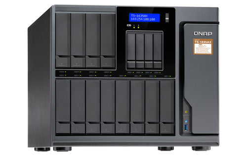 QNAP TS-1635AX NAS Desktop Marvell Armada 8040 8 GB DDR4 0 TB QNAP QTS Black