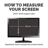 Fellowes PrivaScreen 61 cm (24") Monitor Frameless display privacy filter