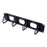 APC Horizontal Cable Organizer 2U w/pass through holes