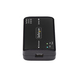 StarTech.com USB Galvanic Isolator, Up To 6KV, Electrical Noise Isolator, IP40, DIN Rail Mount, Isolated Power Filter, USB 2.0/1.1, 5V/250mA, Plug-and-Play, TAA