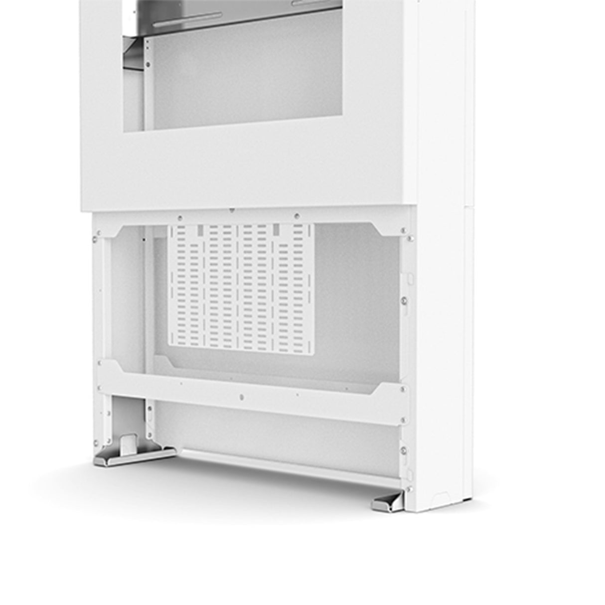 Chief ImpactTM Floor Mounted Back-to-Back Kiosk, Portrait 55" Black