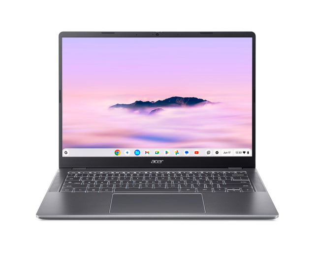 Acer Chromebook Plus 514 CB514-6H-36J2 Intel Core 3 N355 35.6 cm (14") WUXGA 16 GB LPDDR5x-SDRAM 128 GB eMMC Wi-Fi 6E (802.11ax) ChromeOS Grey