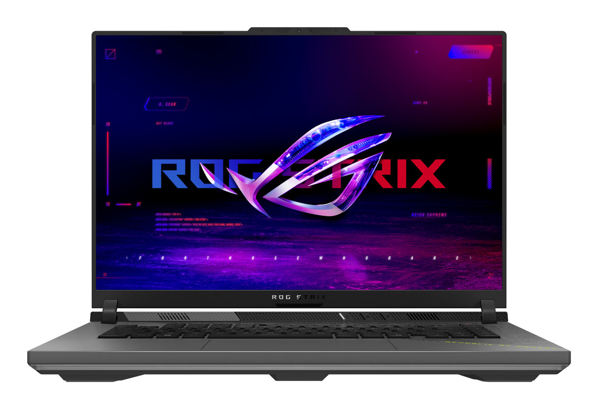 ASUS ROG Strix G16 G614PP-DB96-CA AMD Ryzen™ 9 8940HX Laptop 40.6 cm (16") WUXGA 32 GB DDR5-SDRAM 1 TB SSD NVIDIA GeForce RTX 5070 Wi-Fi 6E (802.11ax) Windows 11 Home Black, Green, Grey