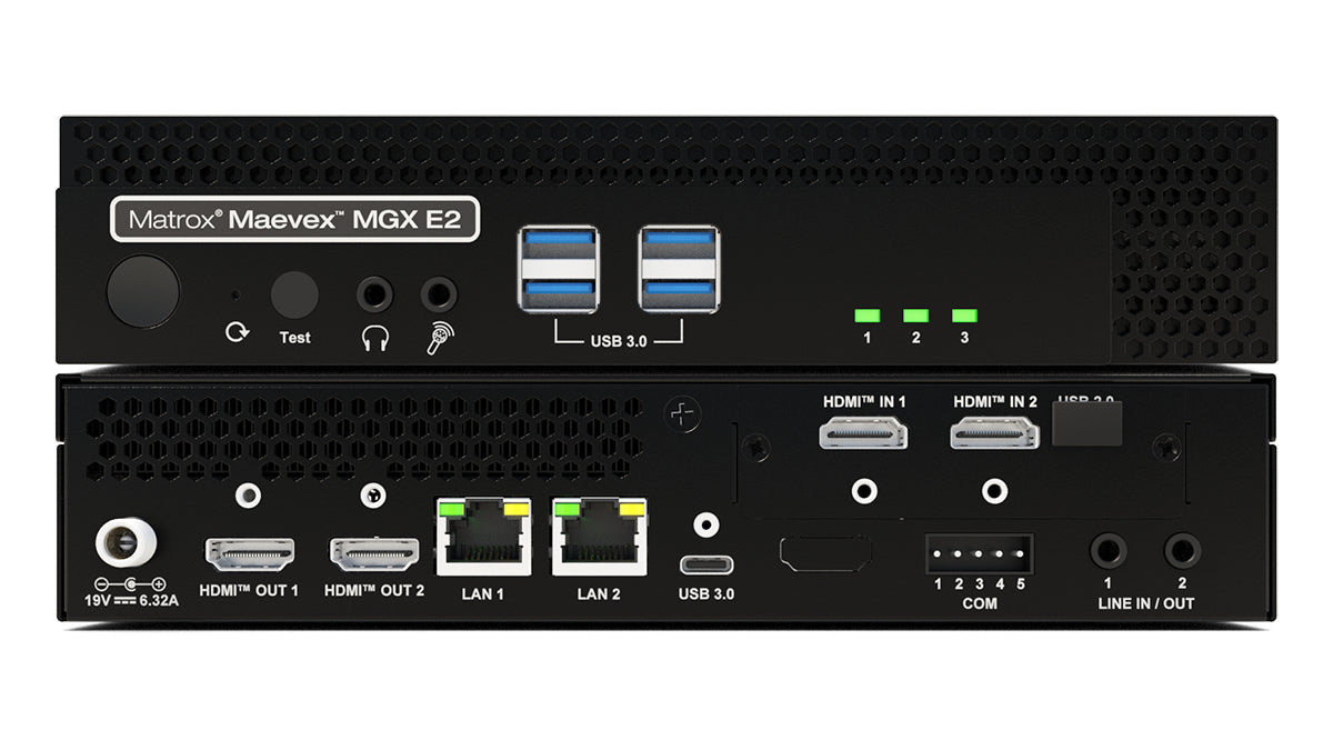 Matrox MVX-MGXE2Y-NA video servers/encoder 3840 x 2160 pixels 60 fps