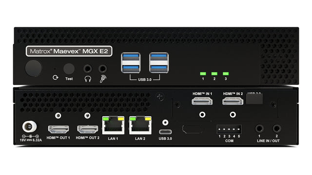 Matrox MVX-MGXE2Y-NA video servers/encoder 3840 x 2160 pixels 60 fps