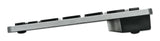 Manhattan Ultra Slim Dual-Mode Wireless Keyboard, German Quertz layout, Bluetooth (v3.0) and Wireless (2.4GHz), 78 low profile scissor keys, Auto Power Management, Range 10m, USB-A Micro Receiver, AAA Battery (included), Windows and Mac, Three Year...
