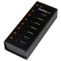 StarTech.com 7-Port USB 3.0 Hub (5Gbps) - Desktop or Wall-Mountable Metal Enclosure