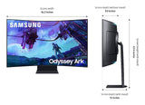 Samsung LS55CG970NNXGO computer monitor 139.7 cm (55") 3840 x 2160 pixels 4K Ultra HD LCD Black