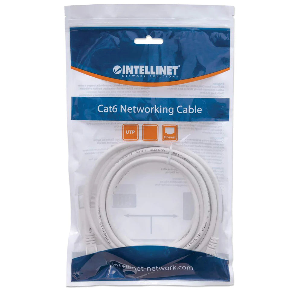 Intellinet IEC-C6-WT-35 networking cable White 10.5 m Cat6 U/UTP (UTP)