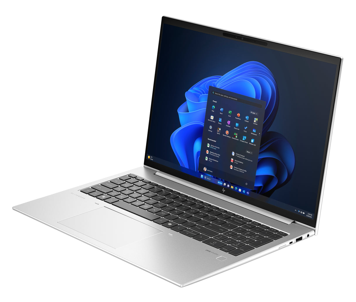 HP EliteBook 860 G11 Intel Core Ultra 7 165U Laptop 40.6 cm (16") WUXGA 16 GB DDR5-SDRAM 512 GB SSD Wi-Fi 6E (802.11ax) Windows 11 Pro AI PC Silver