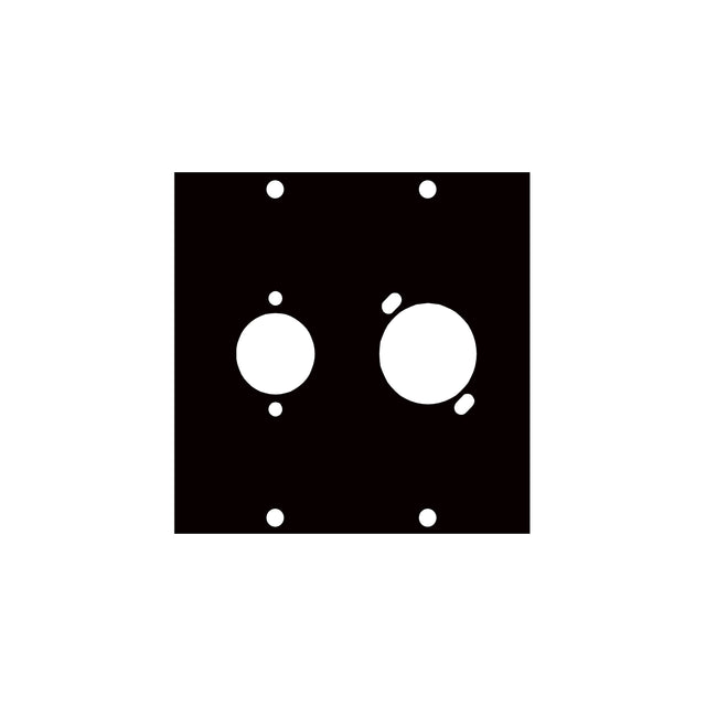 Middle Atlantic UCP Module with Two Mixed Gender XLR Punchouts