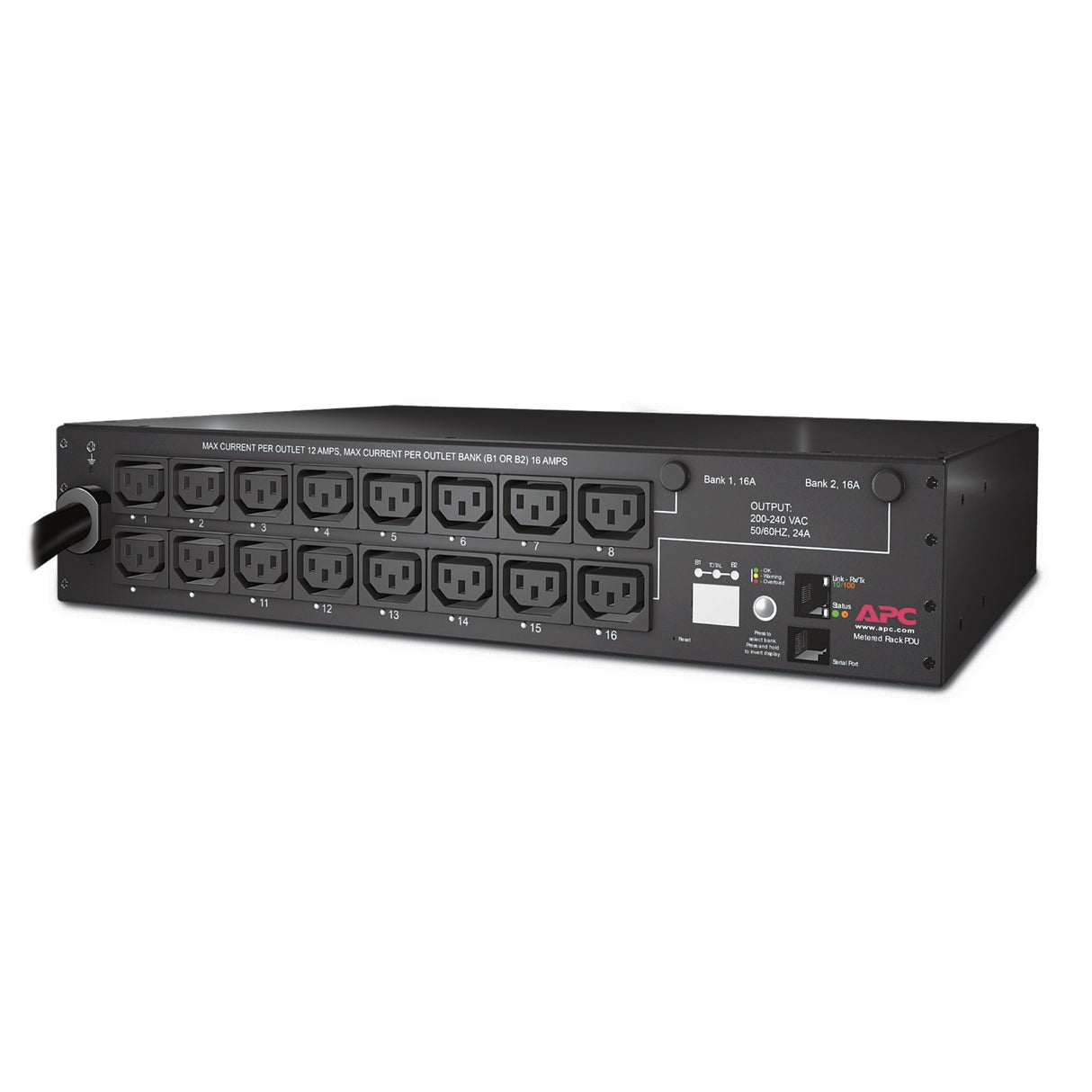 APC Rack PDU, Switched, 2U, 30A, 208V, (16)C13