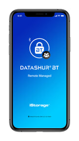 iStorage datAshur BT 64 GB | Encrypted Secure Flash Drive | Unlock via Smartphone Using Bluetooth | FIPS 140-2 Level 3 Certified | Remote Management Ready