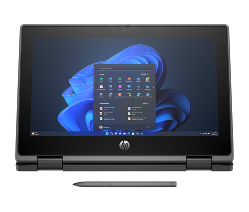 HP Fortis Flip G1i Intel® N N250 Hybrid (2-in-1) 29.5 cm (11.6") Touchscreen HD 16 GB LPDDR5-SDRAM 256 GB SSD Wi-Fi 6E (802.11ax) Windows 11 Pro Black