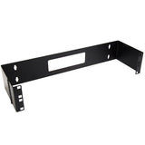 StarTech.com 2U Hinged Wall Mount Patch Panel Bracket - 6 inch Deep - 19" Patch Panel Swing Rack for Shallow Network Equipment- 22lbs