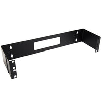 StarTech.com 2U Hinged Wall Mount Patch Panel Bracket - 6 inch Deep - 19" Patch Panel Swing Rack for Shallow Network Equipment- 22lbs