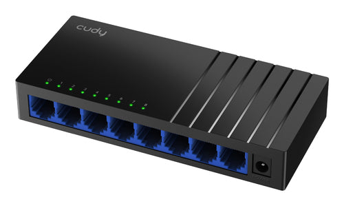 Cudy GS108D network switch Unmanaged Gigabit Ethernet (10/100/1000) Black