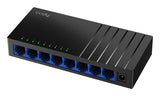 Cudy GS108D network switch Unmanaged Gigabit Ethernet (10/100/1000) Black