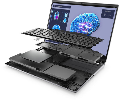 DELL Precision 7680 Intel® Core™ i9 i9-13950HX Mobile workstation 40.6 cm (16") Full HD+ 64 GB DDR5-SDRAM 1 TB SSD NVIDIA RTX 4000 Ada Wi-Fi 6E (802.11ax) Windows 11 Pro Grey